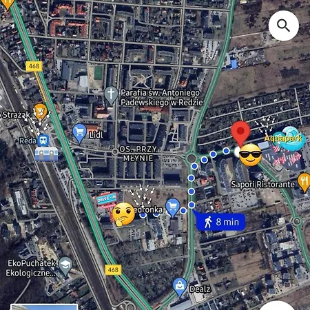 Komandorski Przy Aquaparku Apartment Reda