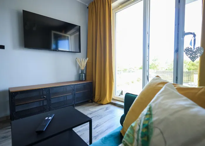 Lägenhet Komandorski Przy Aquaparku Reda