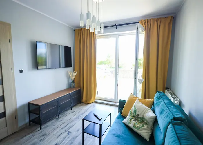 Lägenhet Komandorski Przy Aquaparku *